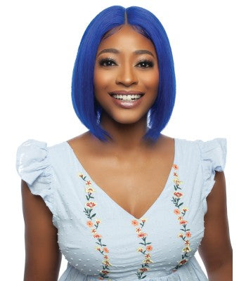 Mane Concept Trill HD Lace Front Royal Blue Straight Bob